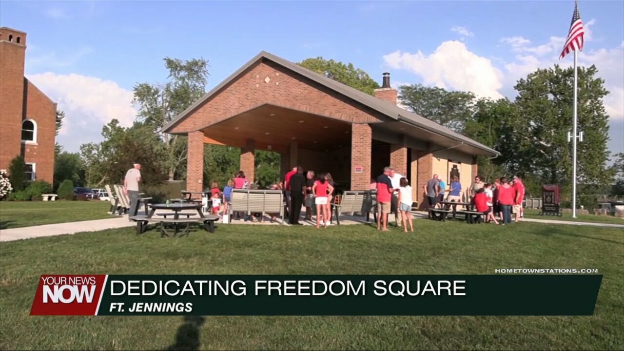 Freedom Square and Purple Heart Memorial get dedicated during Fort Fest